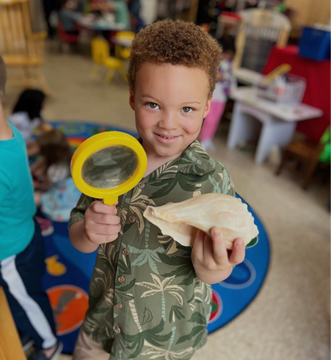Preschool student ready to learn!